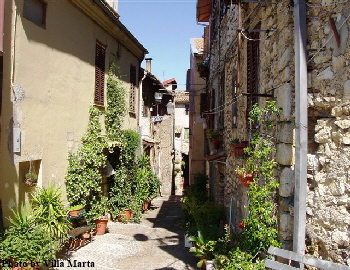 Narrow streets in  the old town 1